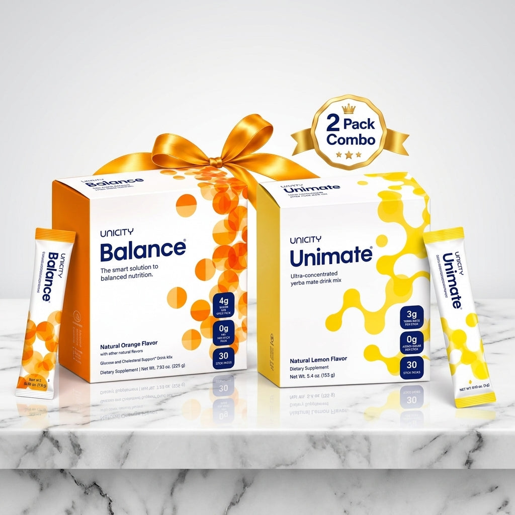 Unicity Balance & Unimate 2-Pack Combo – Ultimate Metabolic & Energy Wellness System