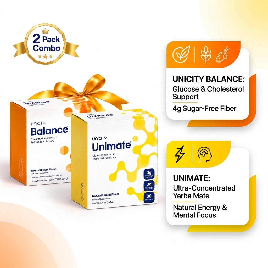 Unicity Balance & Unimate 2-Pack Combo – Ultimate Metabolic & Energy Wellness System