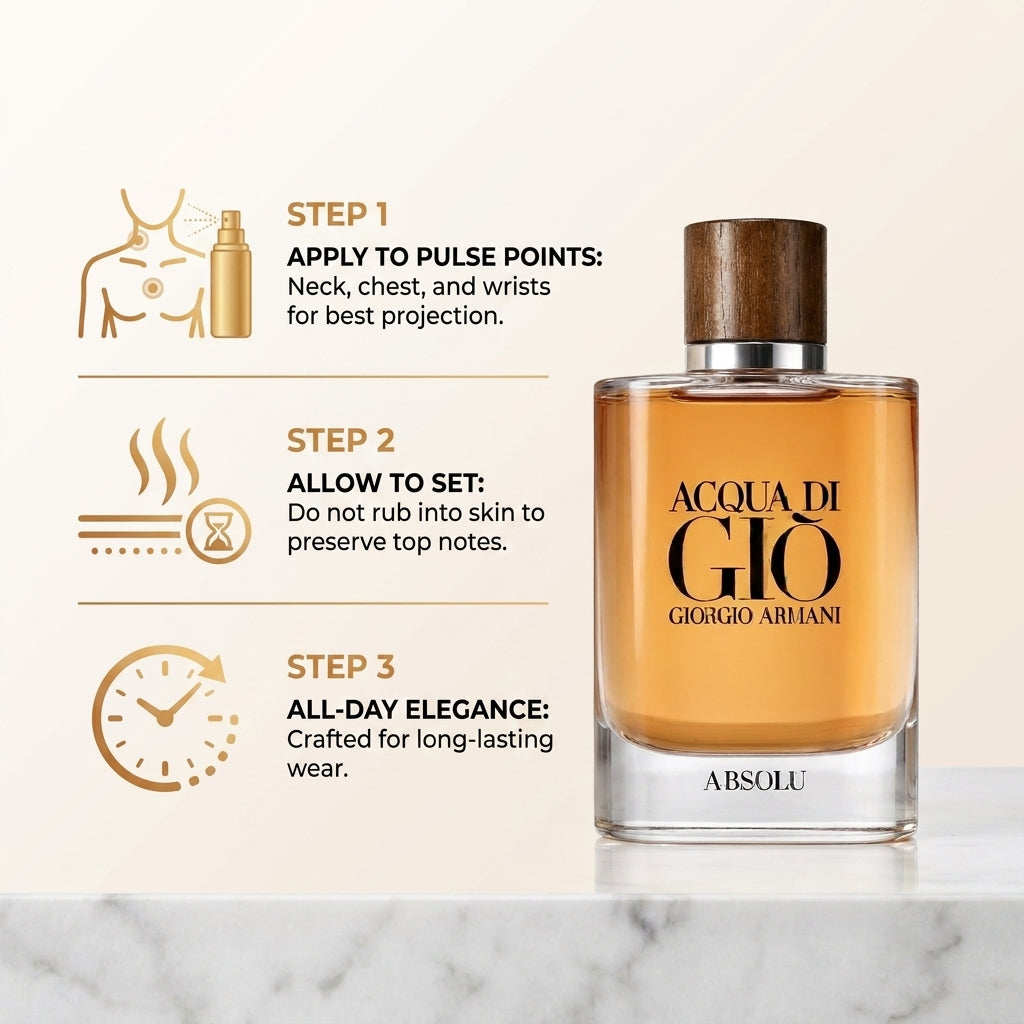 Giorgio Armani Acqua di Giò Absolu Eau de Parfum – 125 ml / 4.2 FL. OZ.