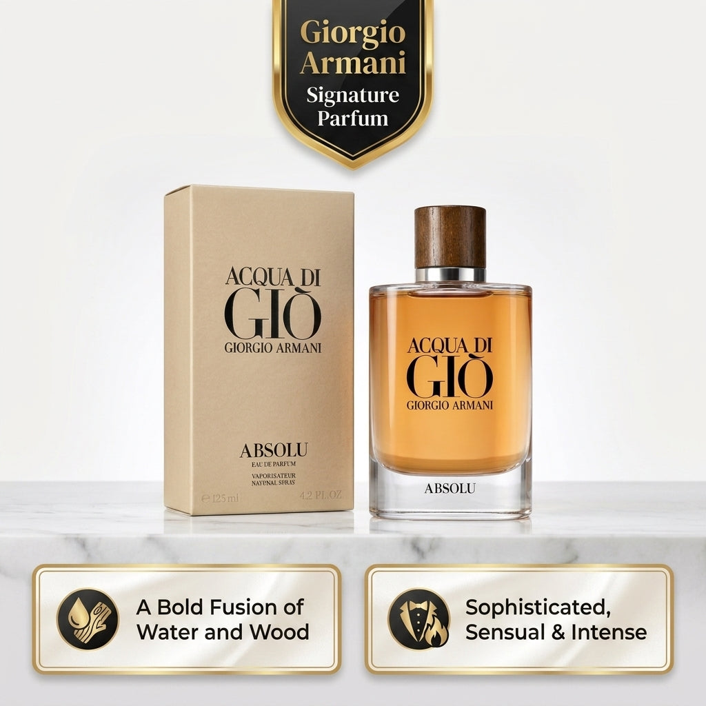 Giorgio Armani Acqua di Giò Absolu Eau de Parfum – 125 ml / 4.2 FL. OZ.