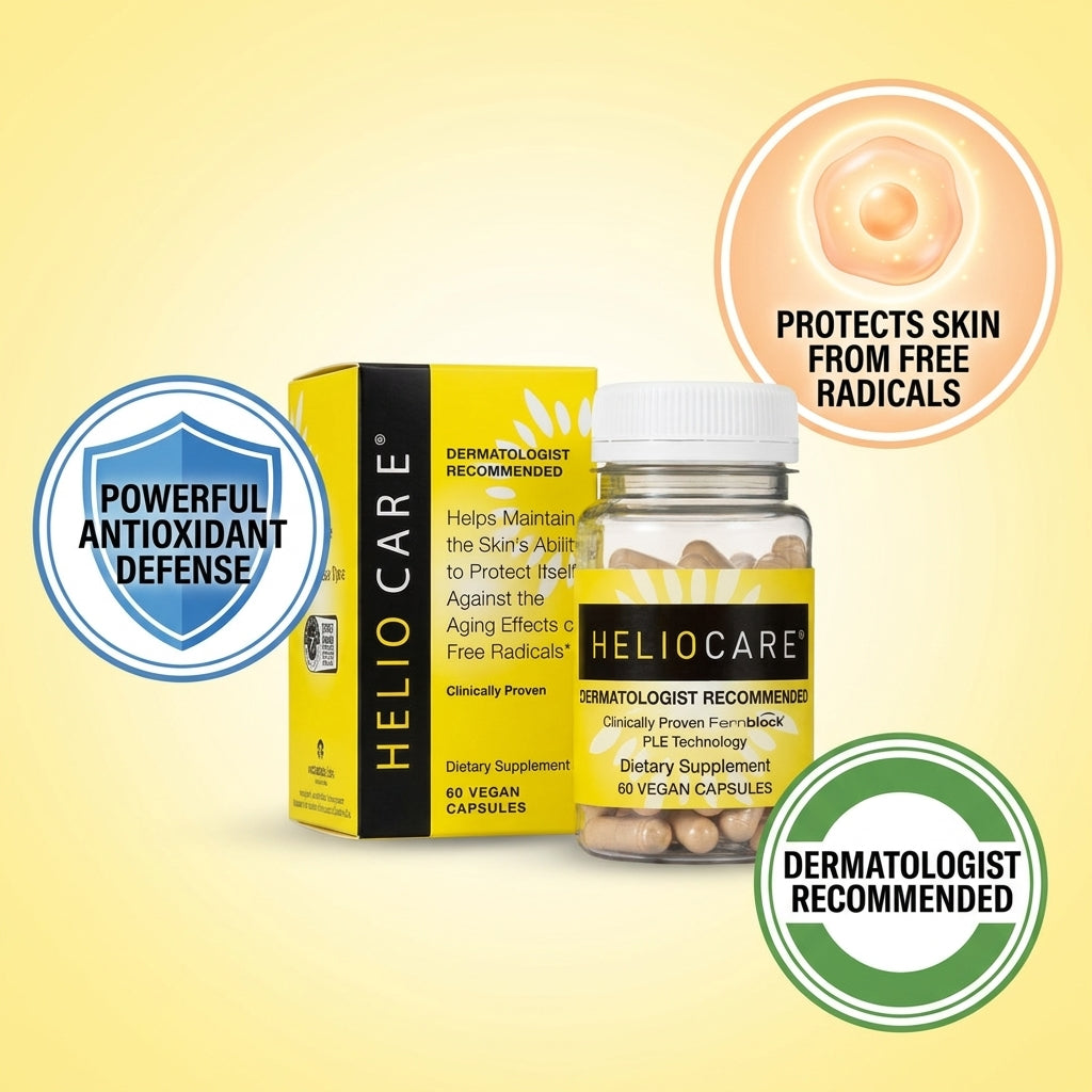 Heliocare Advanced Dietary Supplement – 60 Vegan Capsules (Dermatologist Recommended)