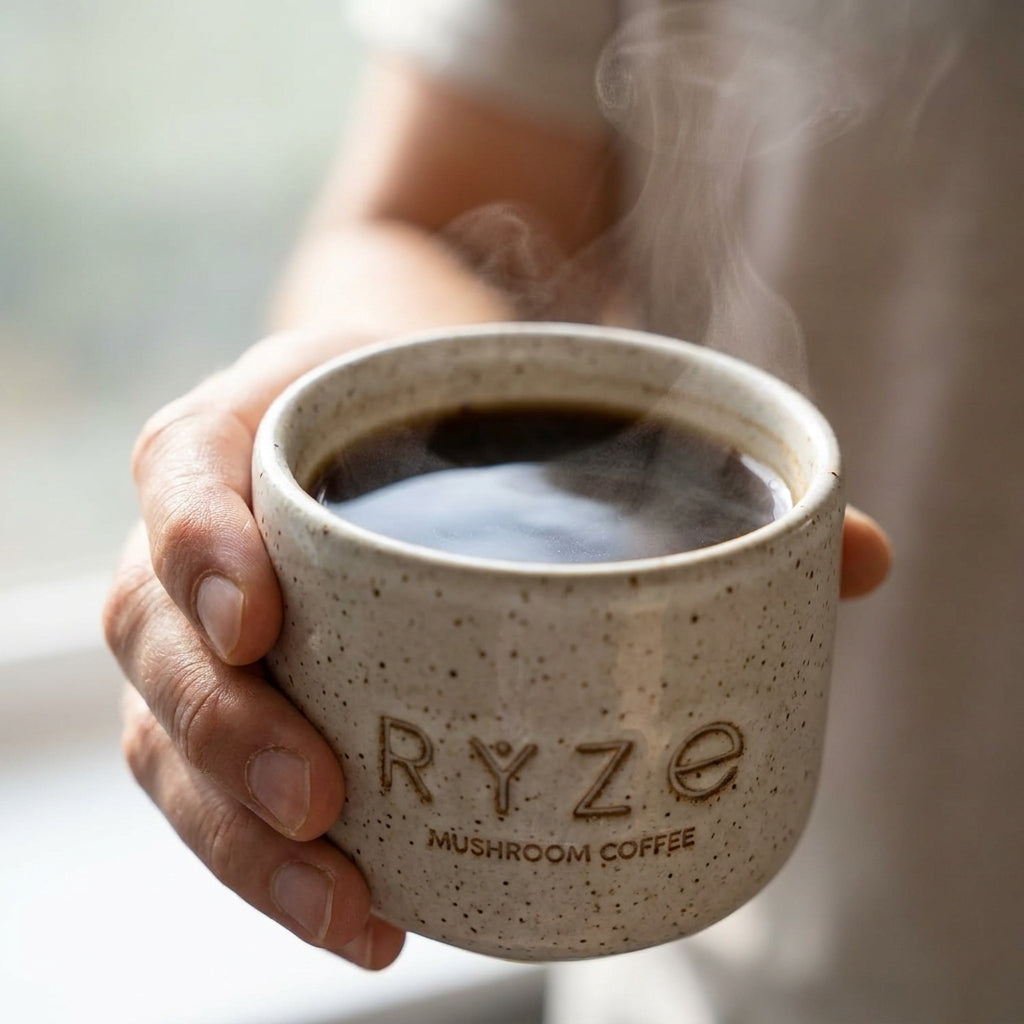 RYZE Organic Mushroom Coffee Drink Mix – 2-Pack Bundle (Save & Stock Up)