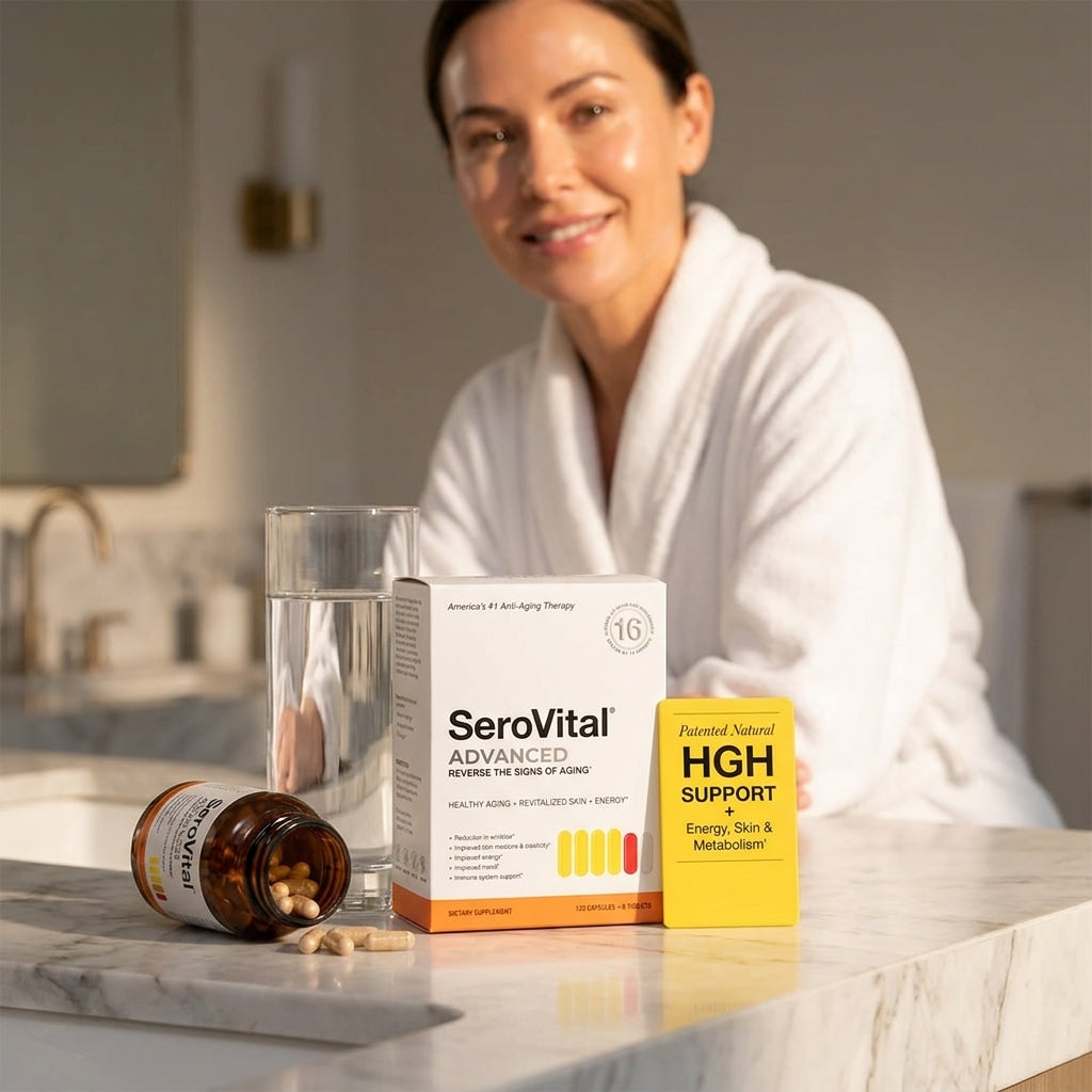 SeroVital Advanced Anti-Aging Therapy – 120 Capsules + 60 Tablets (HGH Support & Energy)