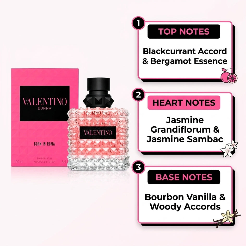Valentino Donna Born in Roma Eau de Parfum – 100 ml / 3.4 FL. OZ.