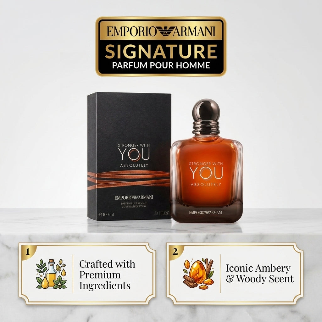 Emporio Armani Stronger With You Absolutely Parfum – 100 ml / 3.4 FL. OZ.